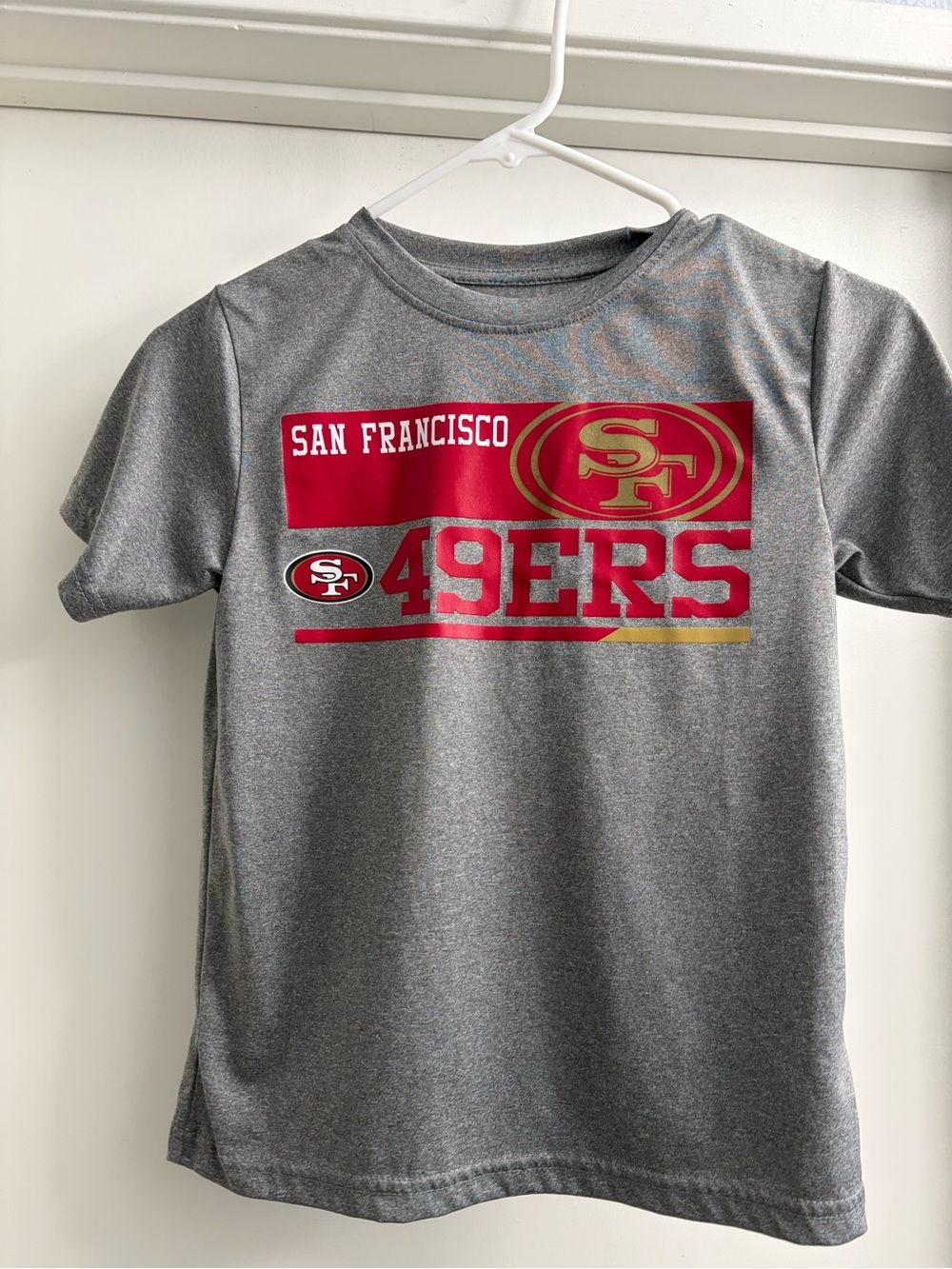 Boys NFL Gray Team Apparel Tee with Logo